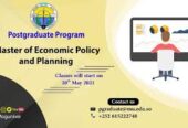 Master in Economic Policy and Planning