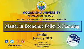 Master in Economic Policy and Planning